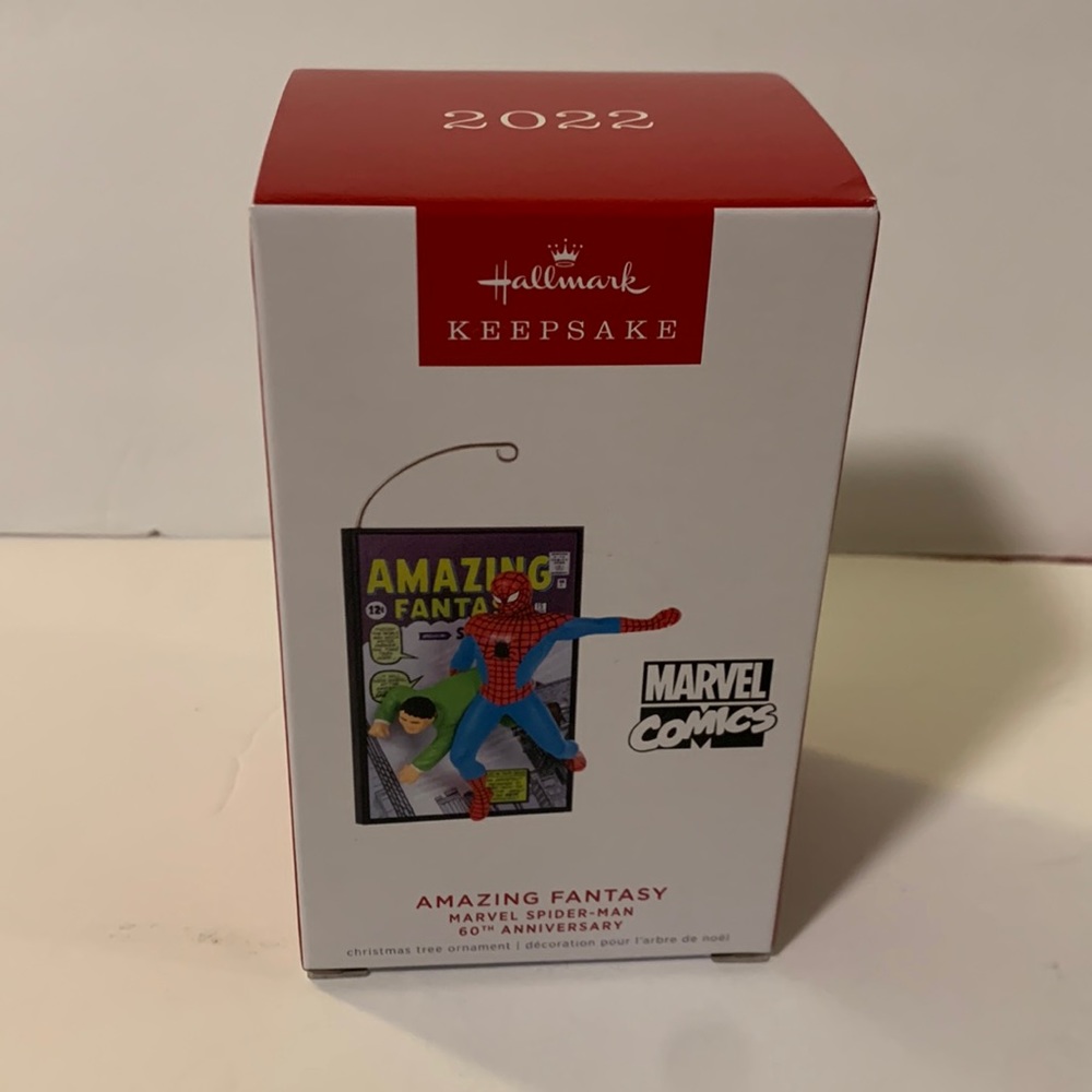 2022 Hallmark Marvel Spider-Man Amazing Fantasy 60th Anniversary new